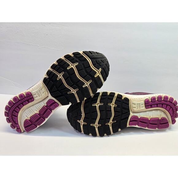 Brooks Womens Ghost 12 1203051B063 Purple Black Running Shoes Lace Up Size 9.5 B - Picture 7 of 8